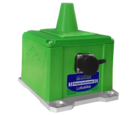LoRaWAN LWHD-WM400 دقة الميل اللاسلكي لمسافات طويلة 0.005 درجة